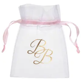 Pienet Organza Pussit BB Vaaleanpunainen