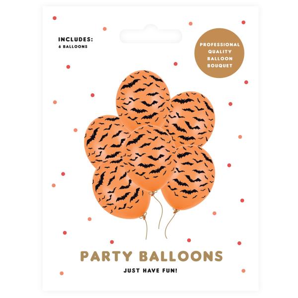 Lateksiilmapallot Lepakot Pastellioranssi