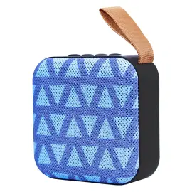 Neliskanttinen Bluetooth Kaiutin Sininen