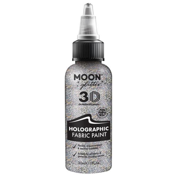 Moon Glitter Holografinen Glitter Tekstiiliväri 30 ml