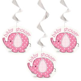 Baby Shower Girl Riippuvat Koristeet Umbrellaphant