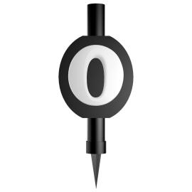 Musta J&auml;&auml;soihtu Numerolla 0