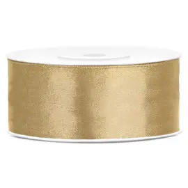 Satiininauha Light Gold 25 mm