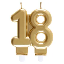 Kakkukynttilä 18 Kulta