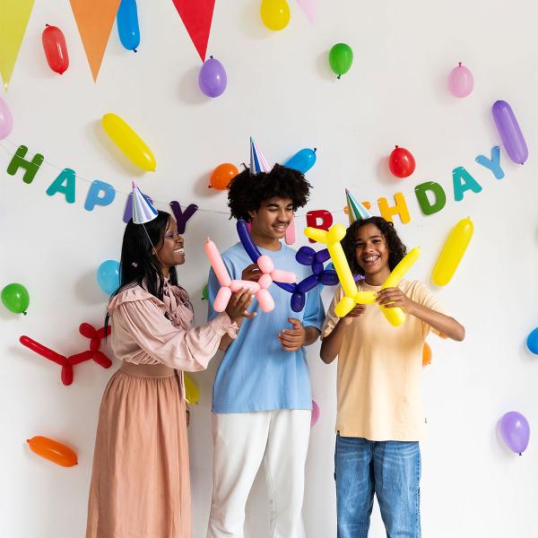 Kirjainviirinauha Happy Birthday Huopa 4 m