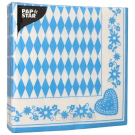 Oktoberfest Kertak&auml;ytt&ouml;servetit Baijerilainen 50-kpl