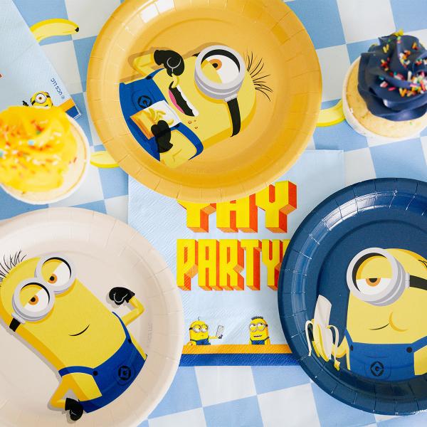 Minions Paperiset Jälkiruokalautaset 18 cm 6 kpl