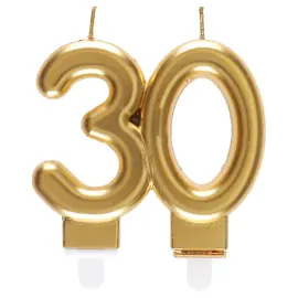 Kakkukynttilä 30 Kulta