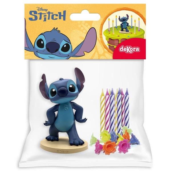 Stitch Kakkuhahmo 10 Kakkukynttilällä