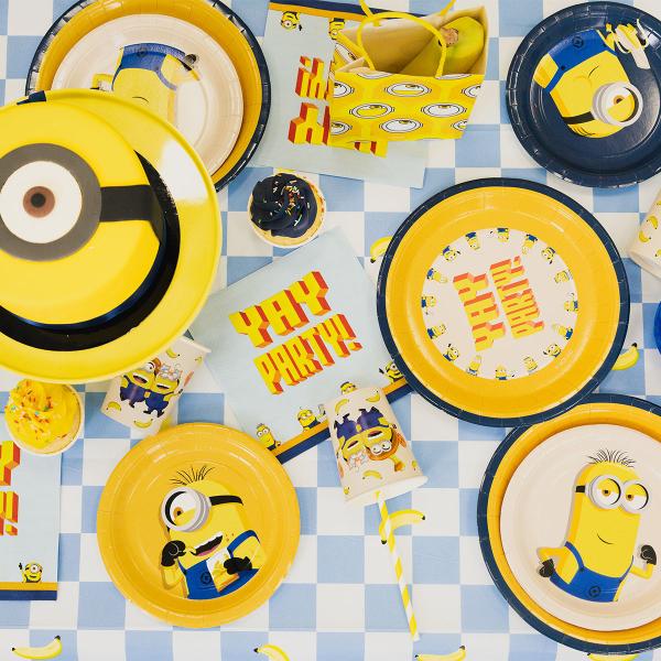 Minions Paperiset Jälkiruokalautaset 18 cm 6 kpl