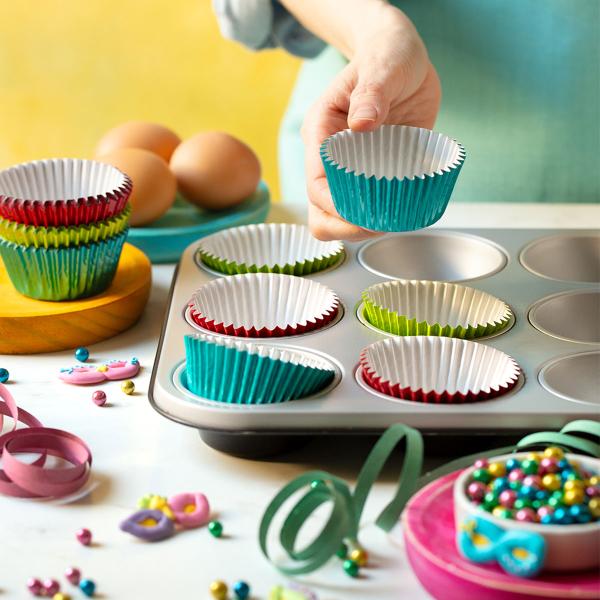 Muffinssivuoat Metallinen Limenvihreä 60-kpl