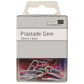 Paperiliitin Vinyylipäällysteinen 80 kpl