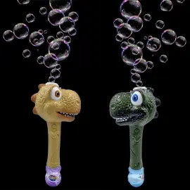 LED Light Up Dinosaur Saippuakuplakone