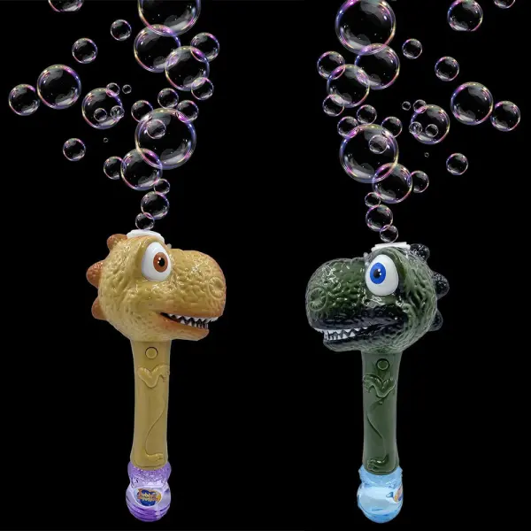 LED Light Up Dinosaur Saippuakuplakone