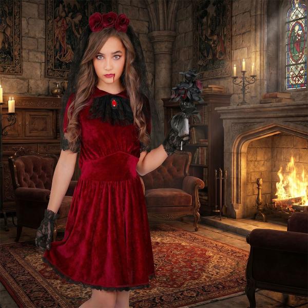 Naamiaisasu Goottilainen Vampyyrimorsian Lapsille