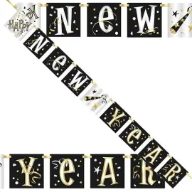 Kirjainnauha Happy New Year