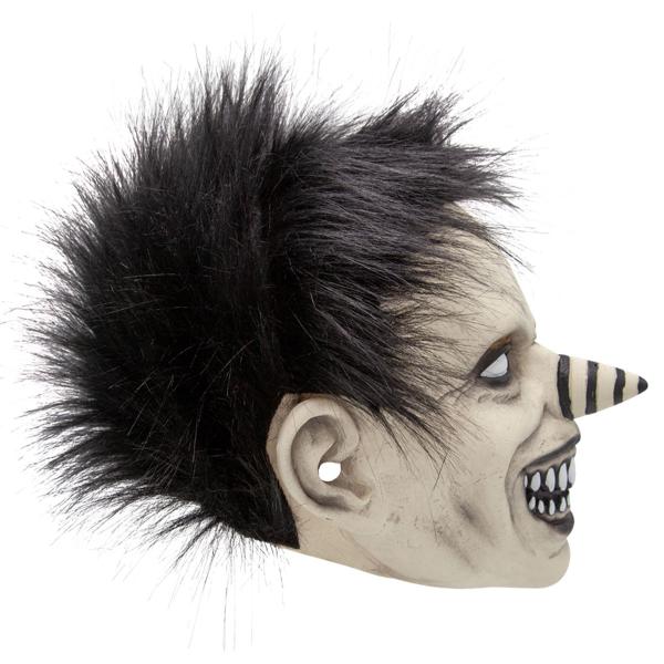 Lateksinaamio Hymyilevä Klovni Hiuksilla