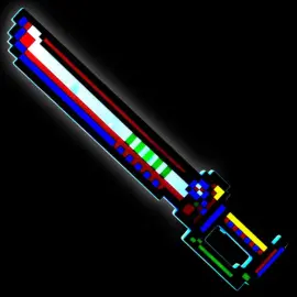 LED Light Up Pixel Lelu Miekka