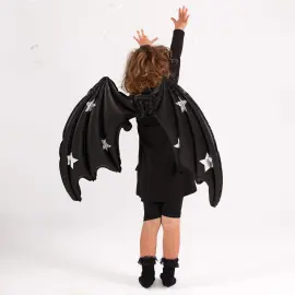 Ilmapallosiivet Lepakko Musta