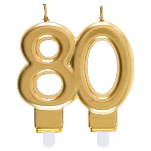 Kakkukynttilä 80 Kulta