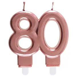 Kakkukynttilä 80 Ruusukulta