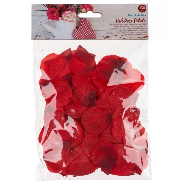 Ruusun Terälehdet Ombre Punaiset 150-kpl