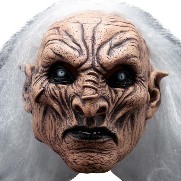 Lateksinen Demoninaamio Hiuksilla