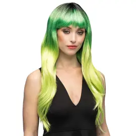 Peruukki Otsatukalla Vihre&auml;