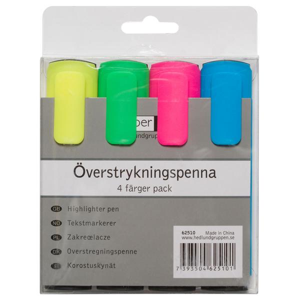 Korostuskynä 4 kpl