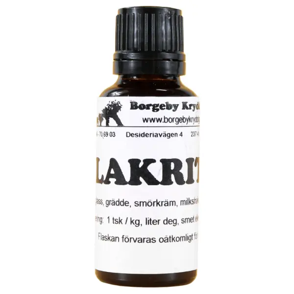Lakritsiaromi Borgeby Kryddgård