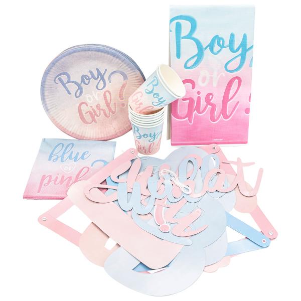 Babyshower Setti Boy or Girl 35-kpl