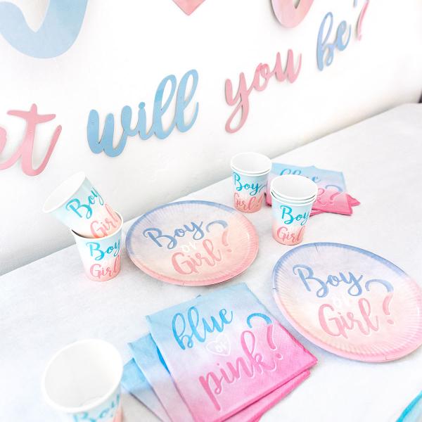 Babyshower Setti Boy or Girl 35-kpl