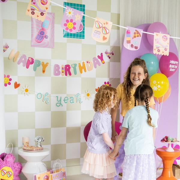 Kirjaviirinauha Happy Birthday Boho Girlz