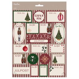 Jouluetiketit 40 kpl