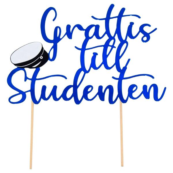 Kakunkoriste Grattis Till Studenten Sininen