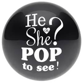 He or She Pop To See Konfetti-ilmapallo