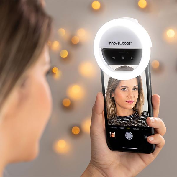 Selfielamppu LED