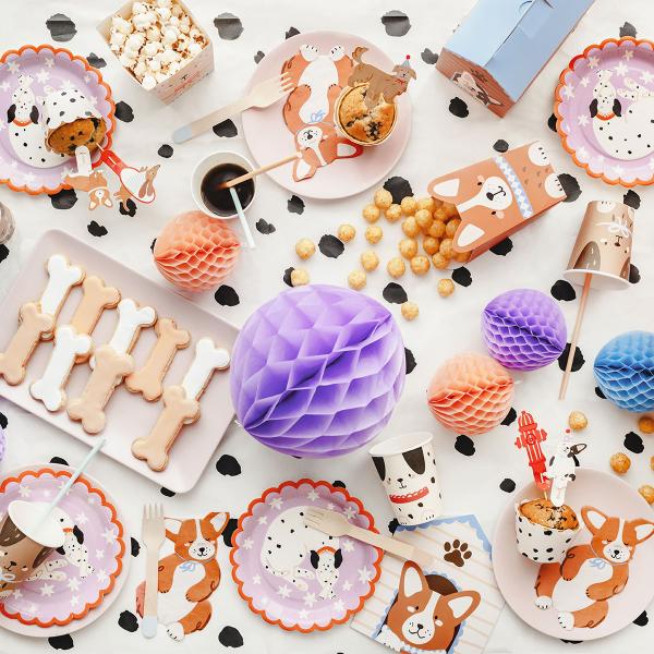 Paperilautaset Dalmatialaiset 6-kpl