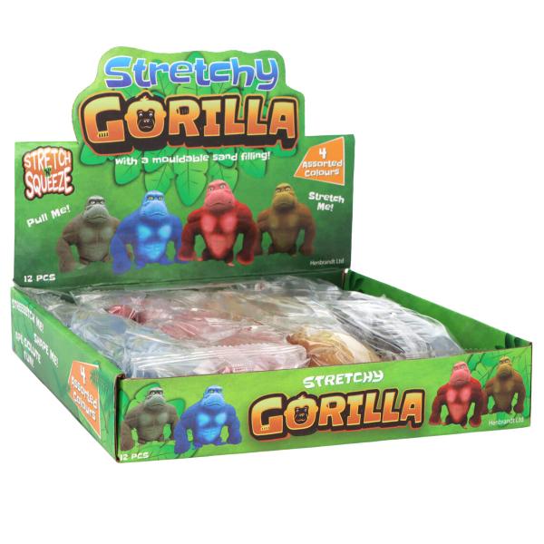 Venyvä Puristelulelu Gorilla 7 cm