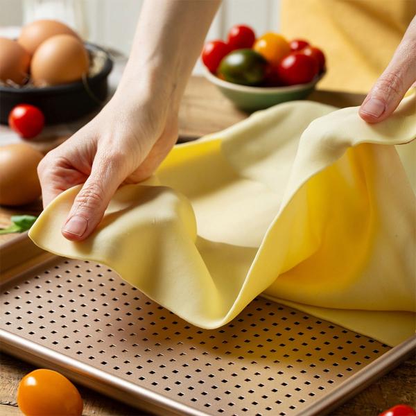 Non-Stick Suorakaiteen Muotoinen Uunivuoka Kulta