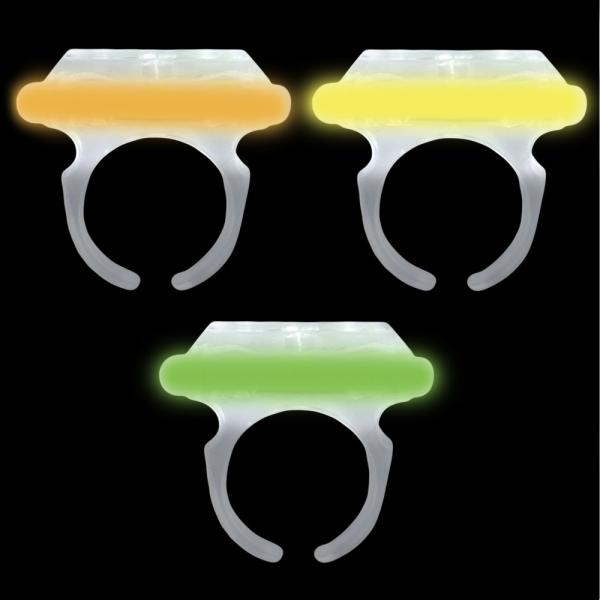 Glowstick Sormukset 6 kpl