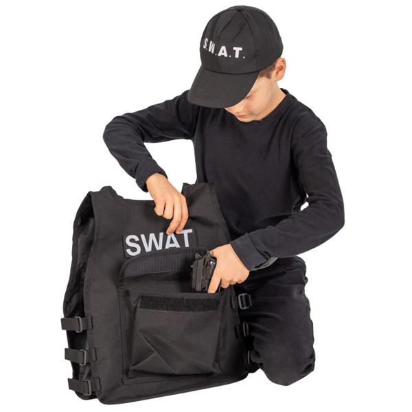 Musta Naamiaissetti SWAT Lapsille
