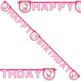 Hello Kitty Happy Birthday Kirjainnauha