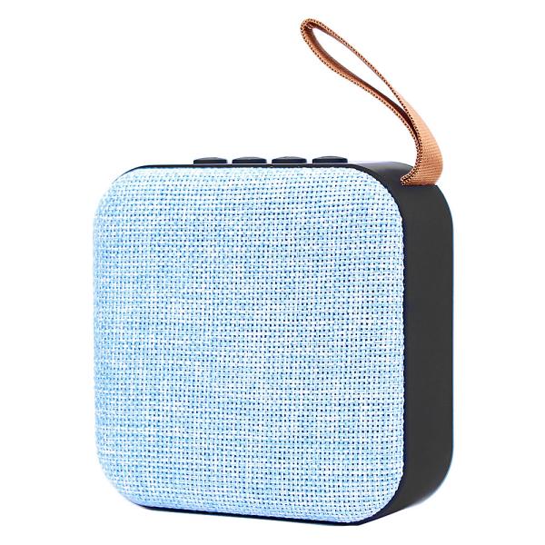 Neliskanttinen Bluetooth Kaiutin Vaaleansininen