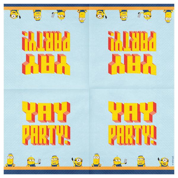 Minions Paperiservetit 20 kpl