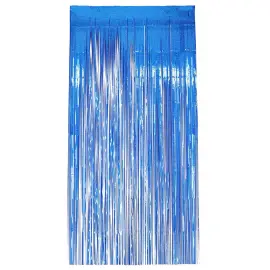 Juhla Verho Holografinen Sininen