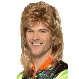 Takatukka Peruukki Vaaleanruskea Vaaleilla Raidoilla