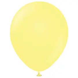 Premium Lateksiilmapallot Macaron Yellow