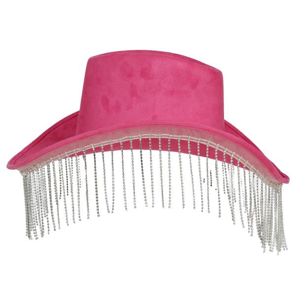 Cowboyhattu Hapsuilla Vaaleanpunainen