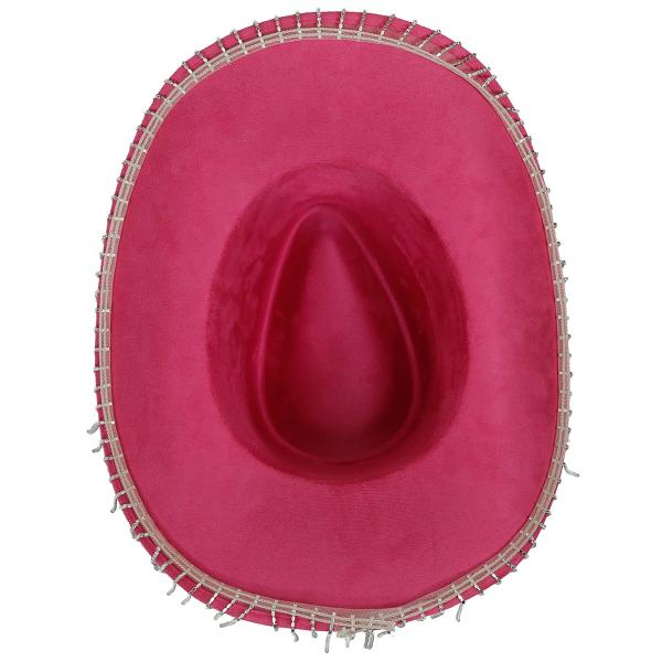 Cowboyhattu Hapsuilla Vaaleanpunainen